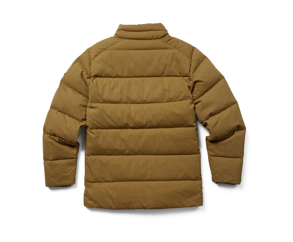 Merrell Jackets Khaki - Terrain Cotton Parka - Mens 14FIZKXGC